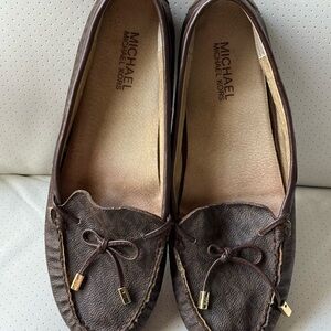 Michael Kors Brown Moccasin Shoes size 9M